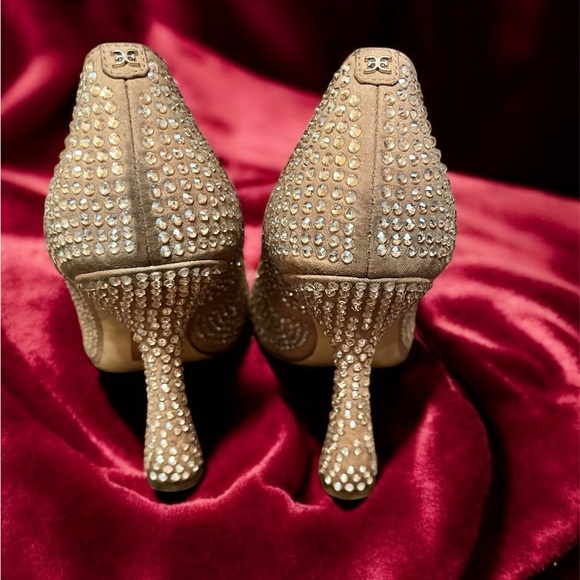 Sam Edelman Tan Rhinestone Heels - Picture 6 of 6